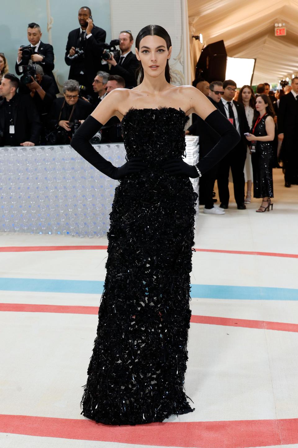 Vittoria Ceretti attends the 2023 Met Gala.