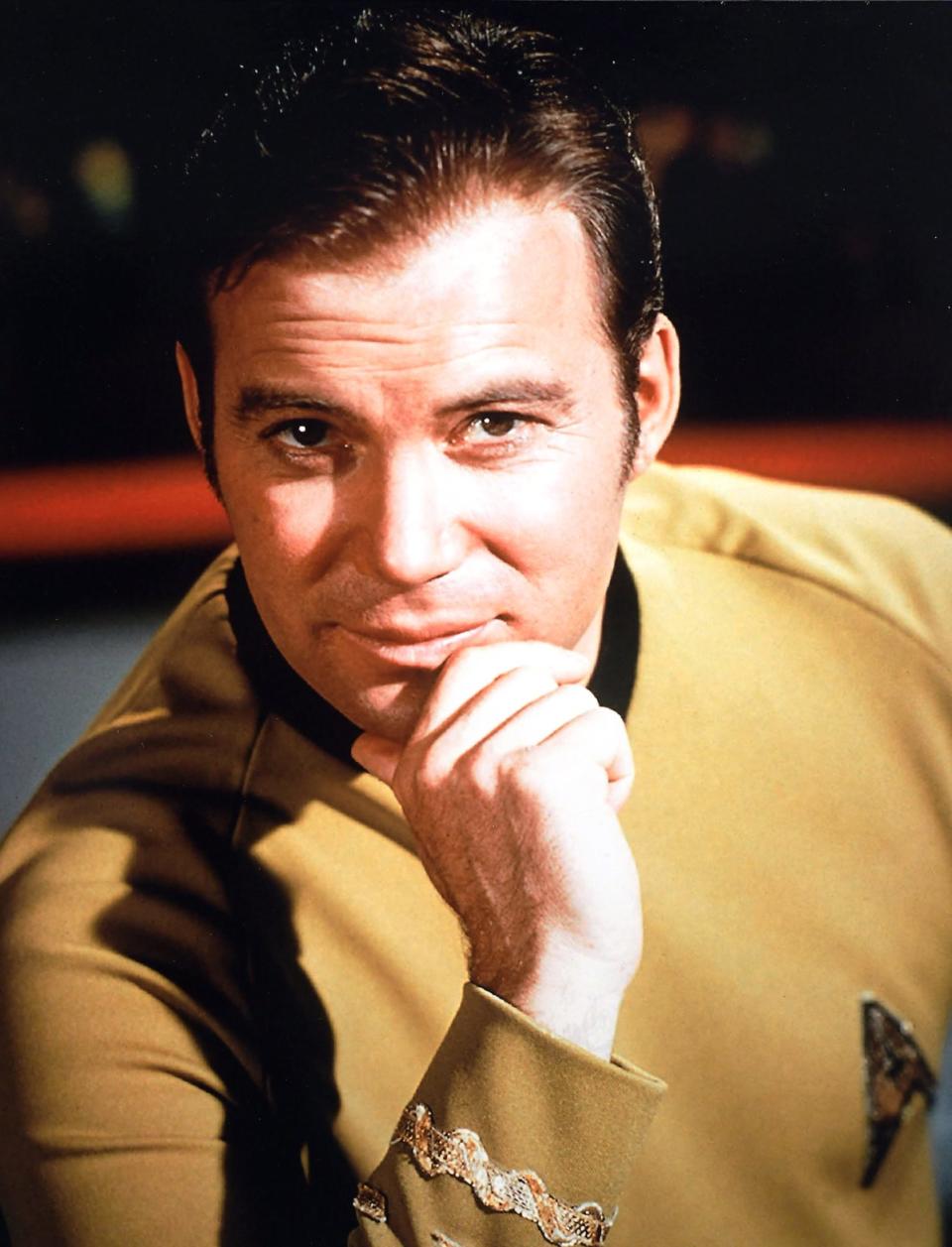 William Shatner in his classic role as Captain James T. Kirk on the original "Star Trek."