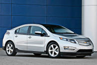 The 2013 <a href="http://autos.yahoo.com/chevrolet/volt/2012/base/" data-ylk="slk:Chevrolet Volt;elm:context_link;itc:0;sec:content-canvas" class="link ">Chevrolet Volt</a> starts at $34,185.