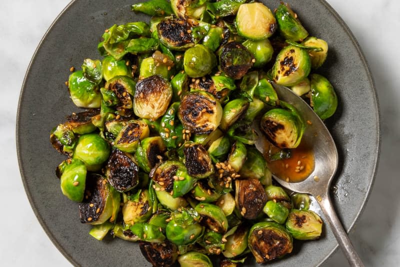Fish Sauce Caramel Brussels Sprouts 