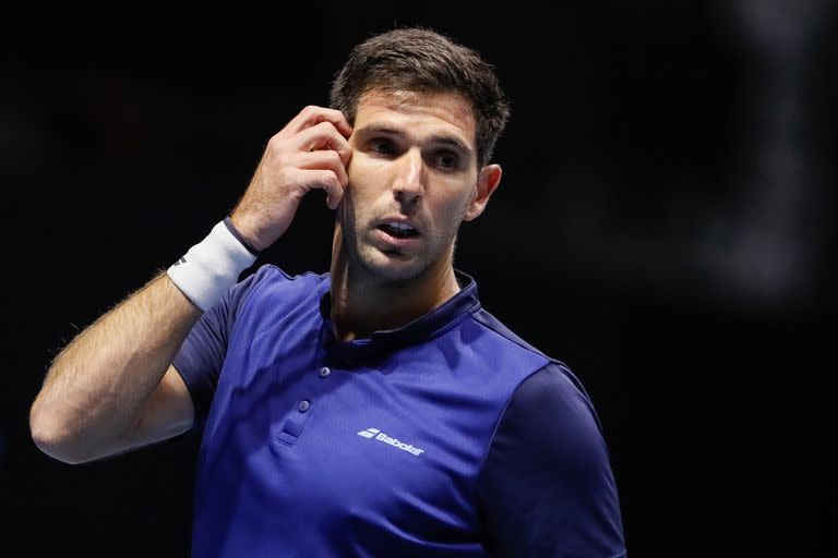 Federico Delbonis, eliminado en París-Bercy. 