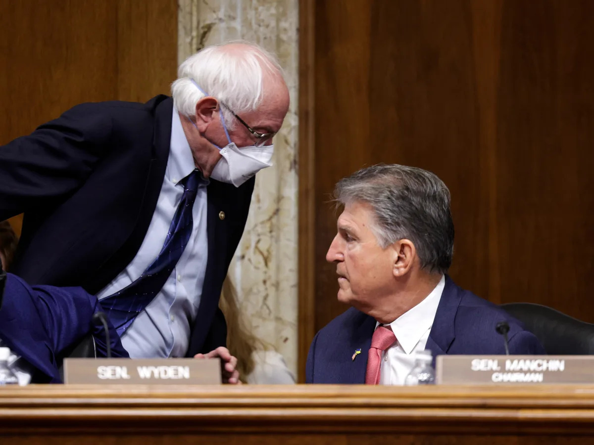 Bernie Sanders says he’ll vote against keeping the government open if Manchin’s ..