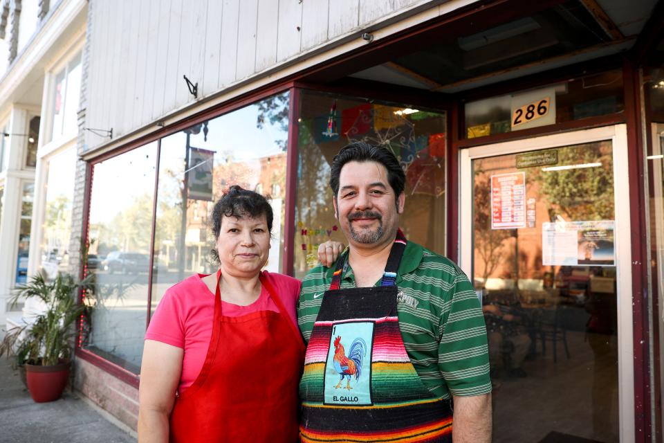 Maria and Marco Martinez-Ramos own La Cazuela Mexican Restaurant in Independence, Ore.