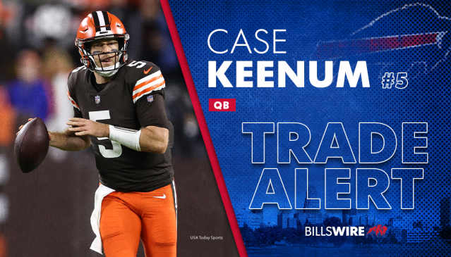 Bills trade late-round pick for Browns QB Case Keenum