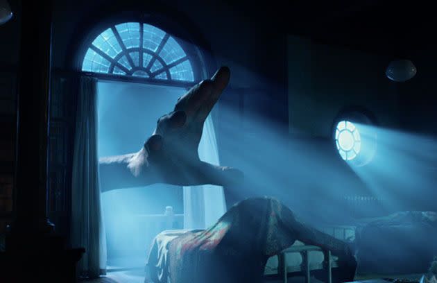 He looks scary in the teaser trailer, but the BFG is actually very friendly. Photo: Walt Disney Studios