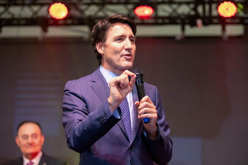 FILE PHOTO: Canada’s Prime Minister Justin Trudeau attends a Tamil Heritage Month event in Laval