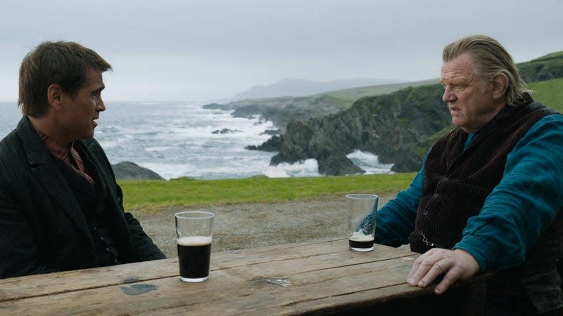 Colin Farrell and Brendan Gleeson in The Banshees Of Inisherin