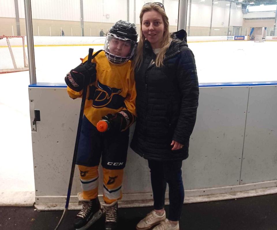 Melissa Anderson and her 13-year-old son, Carter O'Donnell. 