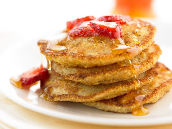 Oatmeal-Berry Pancakes