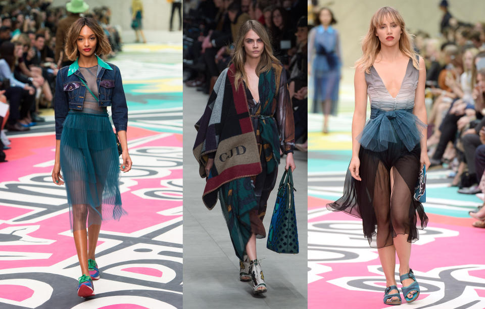 <p>Okay so Christopher Bailey may not have actually scouted the likes of Cara Delevingne, Jourdan Dunn, Suki Waterhouse and Lily Donaldson. But his insistence in placing them in Burberry show after Burberry show definitely played a part in their careers (and the resounding success of the brand).<br><i>[Photo: Getty]</i> </p>