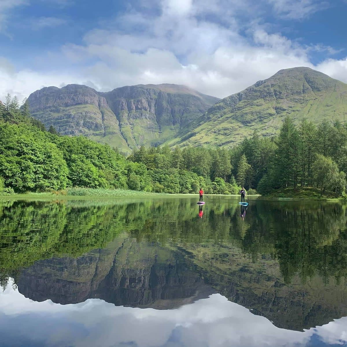 Paddleboarding in Glencoe, west Scotland (Rugged Paddleboard Glencoe)