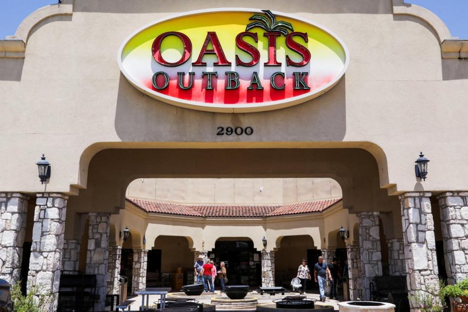 An exterior view of Oasis Outback, the store where a gunman who killed 19 children and two teachers at Robb Elementary School purchased his weapons, in Uvalde, Texas, U.S., May 25, 2022 (REUTERS)