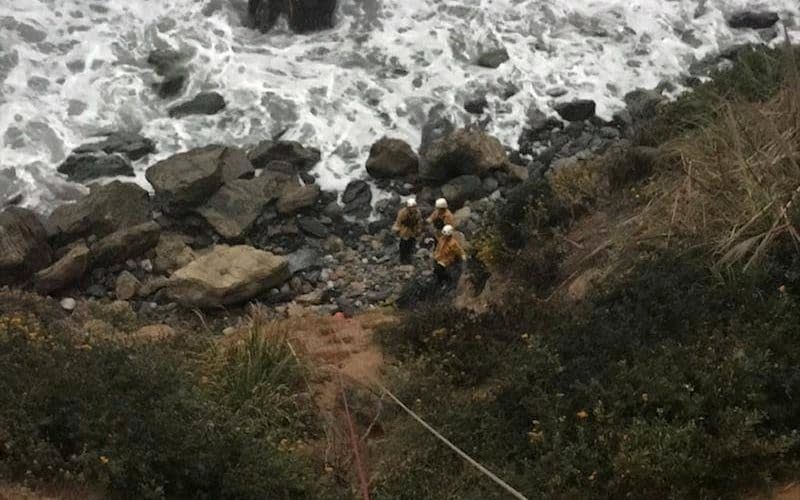 Two hikers discovered her Jeep at the bottom of cliffs in Pfeiffer Big Sur State Park a week after Angela Hernandez went missing - REUTERS