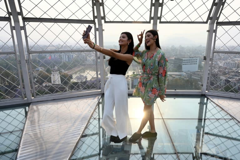 After joining TikTok in 2018, twin sisters Prisma and Princy Khatiwada built a following of nearly eight million on TikTok with videos of their synchronised dance routines (PRAKASH MATHEMA)