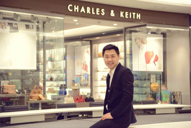 Interior view of CHARLES & KEITH store in Changi Airport. It was founded by brothers  Charles and Keith Wong. Dedicated to bringing trends to fashion-forward  consumers. Singapore - JAN 6, 2019. Stock