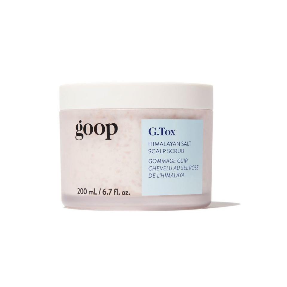 4) goop G.Tox Himalayan Salt Scalp Scrub Shampoo