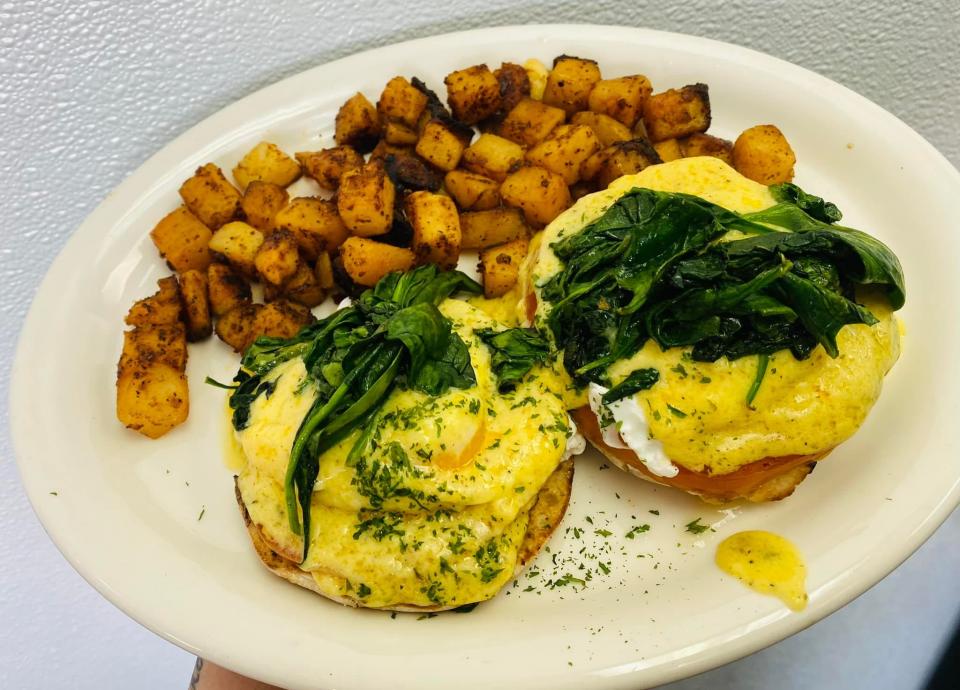At Mimi’s Kitchen they are offering up a host of benedicts for all to enjoy
