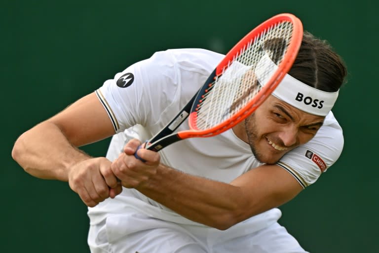 'Don't disrespect me': Taylor Fritz in action against France's Arthur Rinderknech (ANDREJ ISAKOVIC)