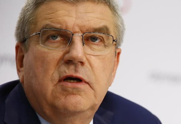 國際奧會主席巴赫（Thomas Bach）曾表示不允許殺人遊戲入奧，但同意像是運動模擬遊戲等電競項目入奧指日可待。   圖：達志影像/路透社