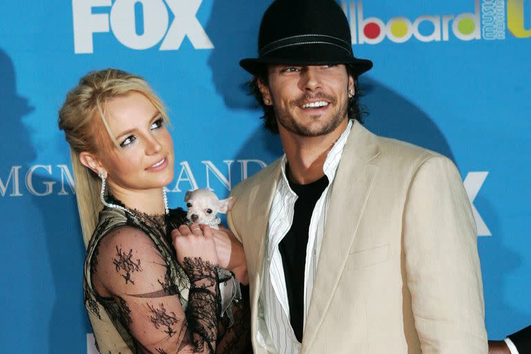 Una postal de Britney Spears y Kevin Federline en 2006