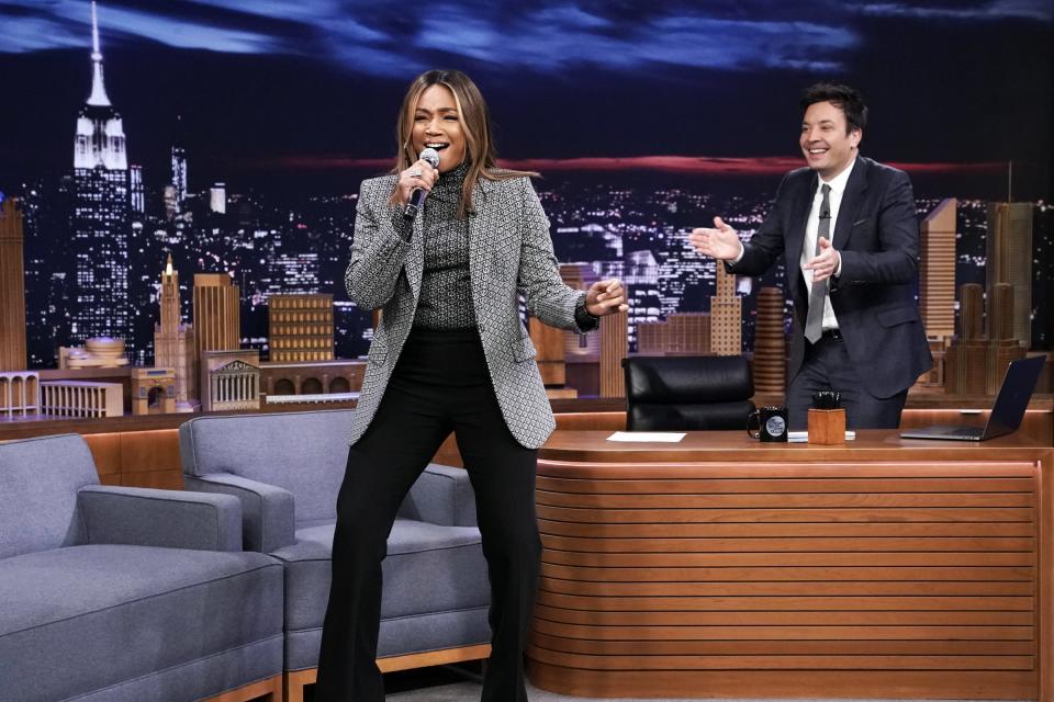 Tiffany Haddish and Jimmy Fallon