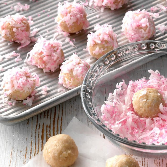 Raspberry Coconut Balls