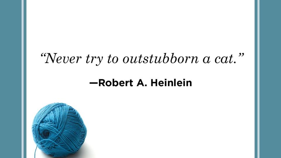 cat quote by robert a heinlein