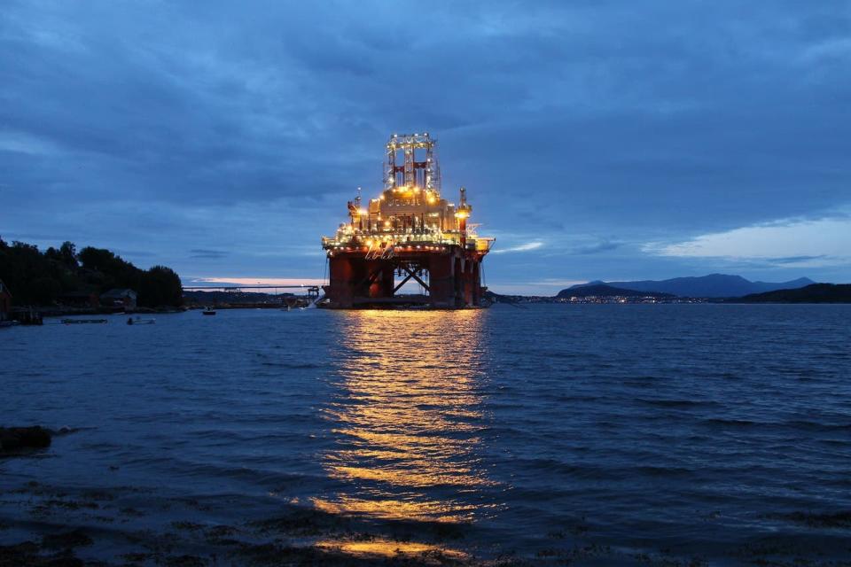 Plataforma petrolera en las costas de Noruega. Fuente de la imagen: La Nación.