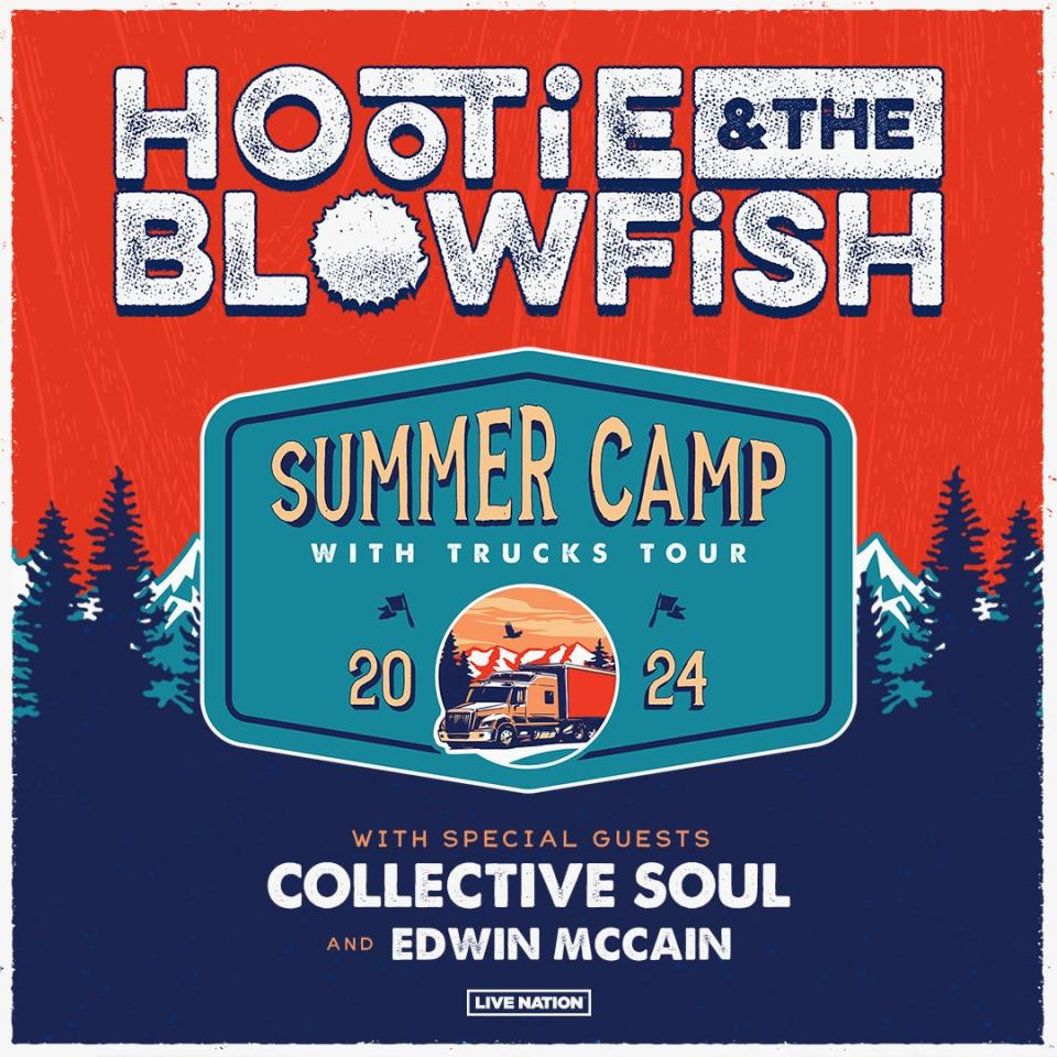 Hootie & the Blowfish will reunite for the "Summer Camp With Trucks" tour for 2024. The tour will make two stops in the Delaware Valley next year.