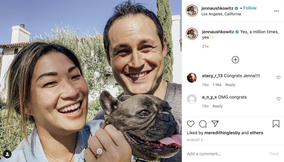 jenna ushkowitz engagement