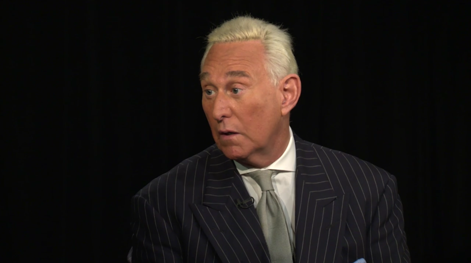 Roger Stone, longtime Trump political adviser. (Photo: Yahoo News Video)