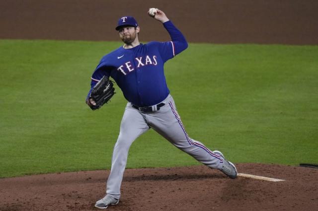 Montgomery, Rangers take 1-0 lead on Astros in ALCS