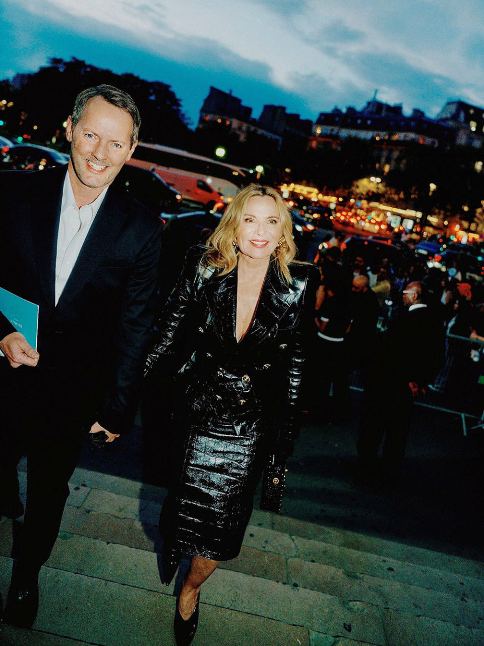 Russell Thomas and Kim Cattrall