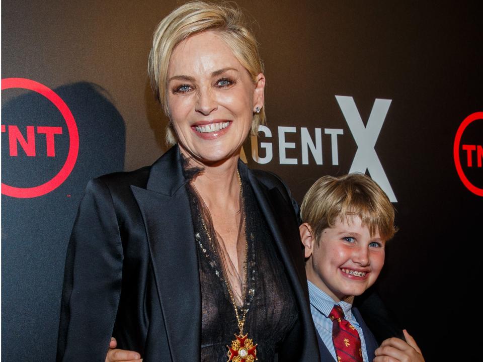 sharon stone adopted son laird