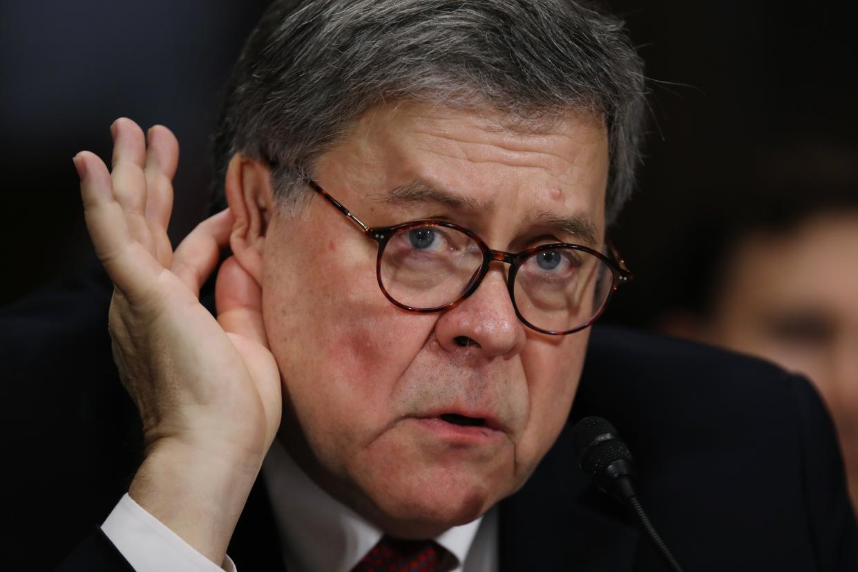 Donald Trump has refused to commit to bringing back attorney general William Barr if he secures a second term. ( Win McNamee/Getty Images)