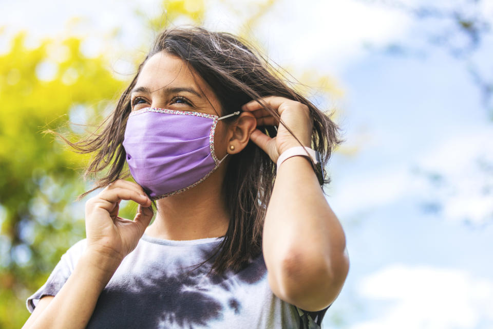 Support the Latinx community and do your part in limiting the spread of coronavirus by buying face masks from Latinx-owned Etsy shops. (Photo: eyecrave via Getty Images)