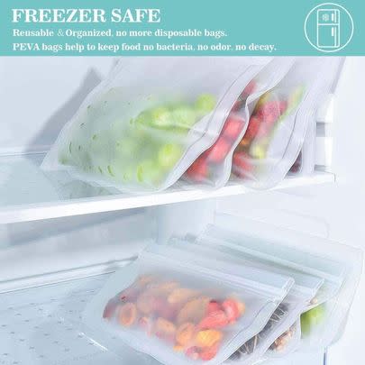 Want to freeze that leftover chilli but hate defrosting the whole tub to get *one* serving out? Same. These reusable bags will allow you to take out single portions of your frozen leftovers!