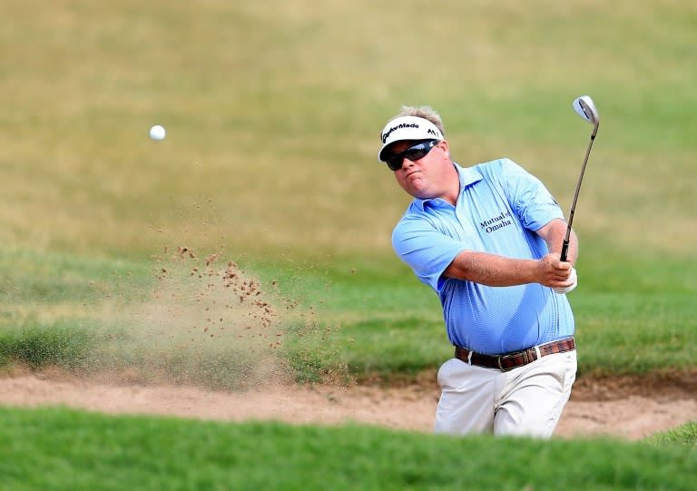 Carl Pettersson holed out from 161 yards for an eagle at the 16th to join the second placed group on 65 after the first-round at the US PGA Tour Sanderson Farms Championship