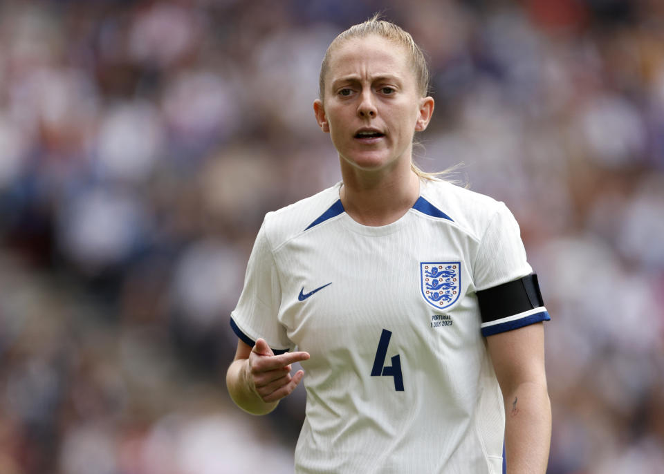 MILTON KEYNES, ENGLAND - JULY 01: Keira Walsh of England on the pitch during the Women's International Friendly match between England and Portugal at MK Stadium on July 01, 2023 in Milton Keynes, England.  (Photo by Richard Sellers/Sportsphoto/Allstar via Getty Images)