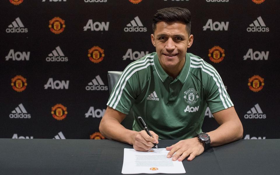 Alexis Sanchez was busy moving to Manchester when the drugs testers visited Arsenal - Manchester United