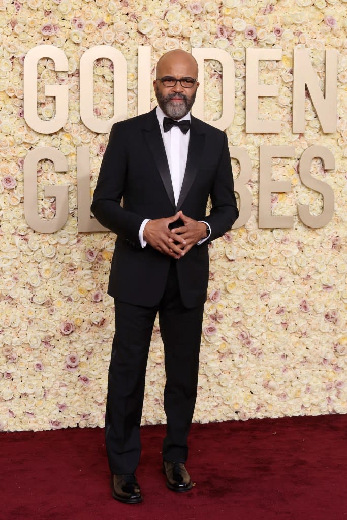 Jeffrey Wright attends the 81st Annual Golden Globe Awards at The Beverly Hilton on January 07, 2024 in Beverly Hills, California.