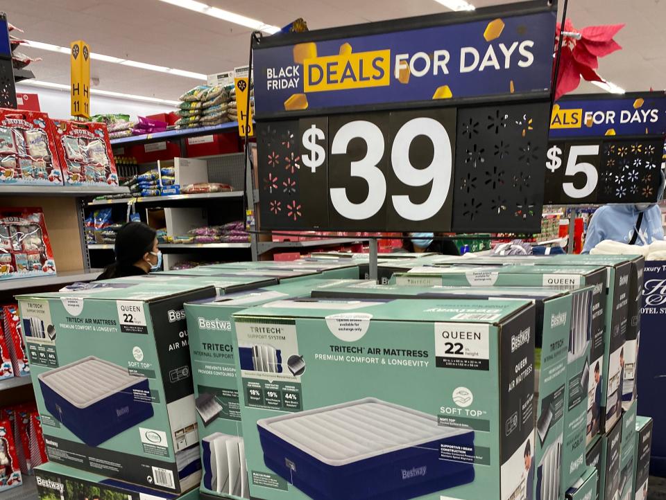 A deal on mattresses at Walmart on Black Friday