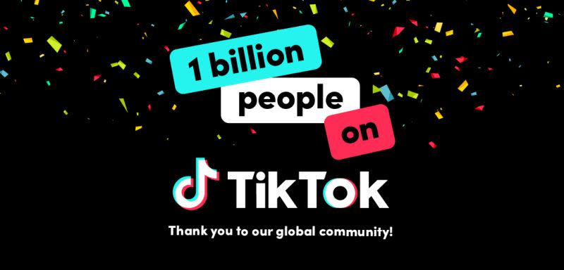 ▲2021 年 TikTok 全球月活躍用戶突破 10 億。(圖／翻攝官網)