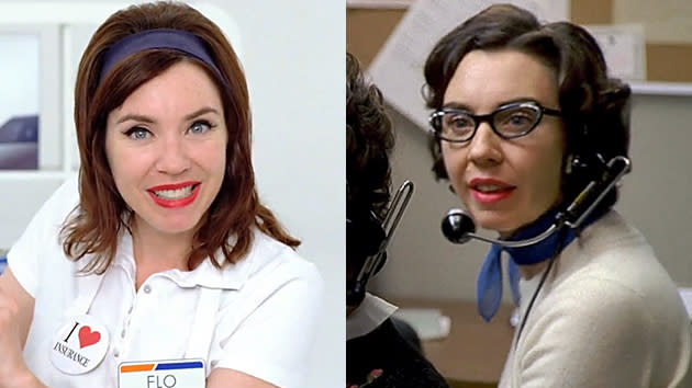 Flo the Insurance Lady Was on 'Mad Men'?!