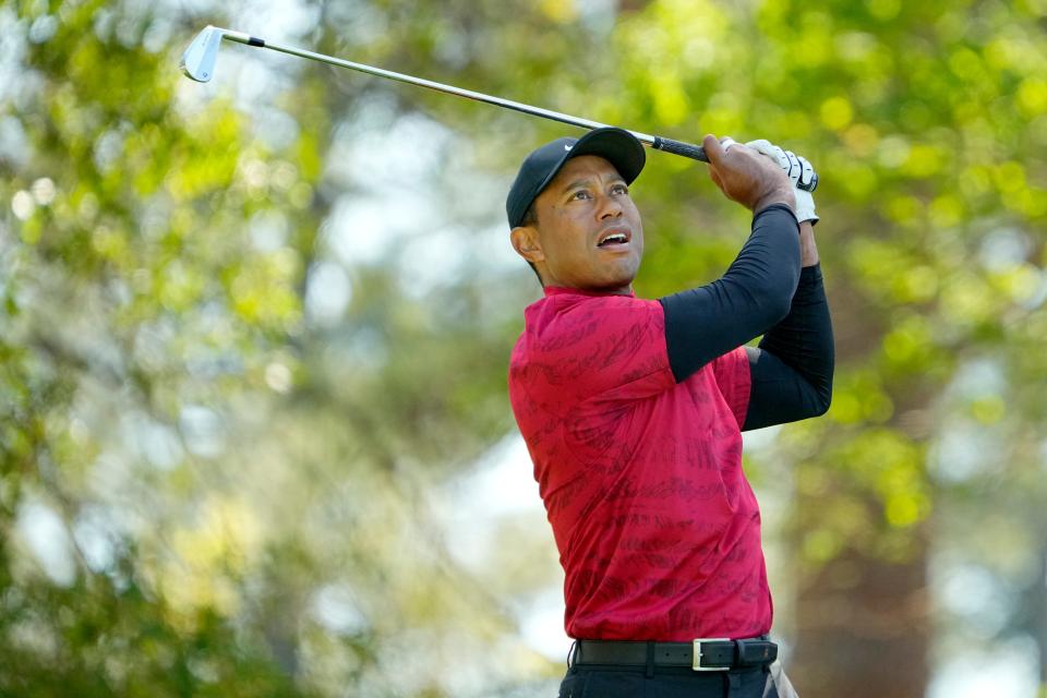 Tiger Woods has won five Masters titles. He returns to competition next week at Augusta National.