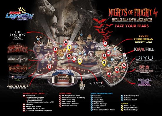 The annual scarefest returns to Sunway Lagoon with more new attractions and scare zones