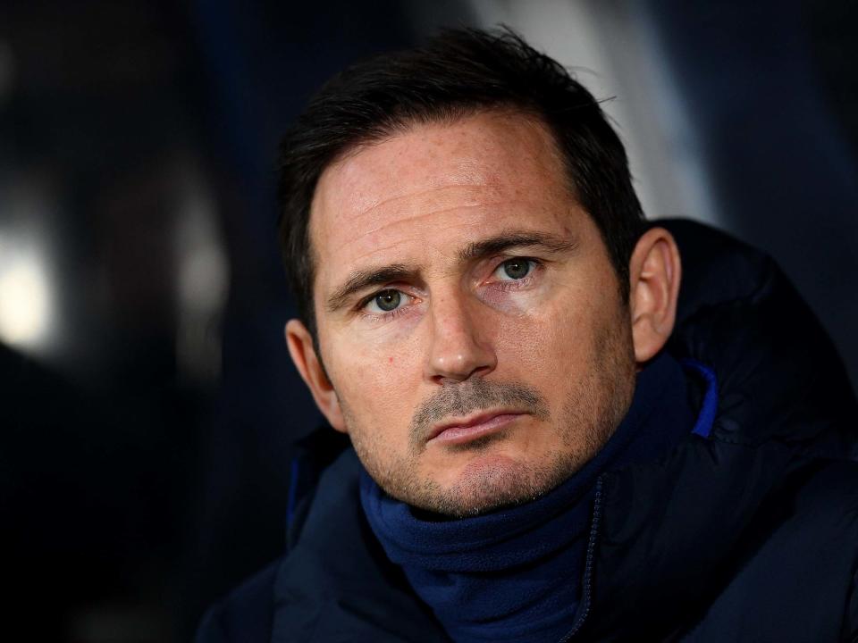 Lampard has played down the impact of the match on the race to qualify for the Champions League: Getty