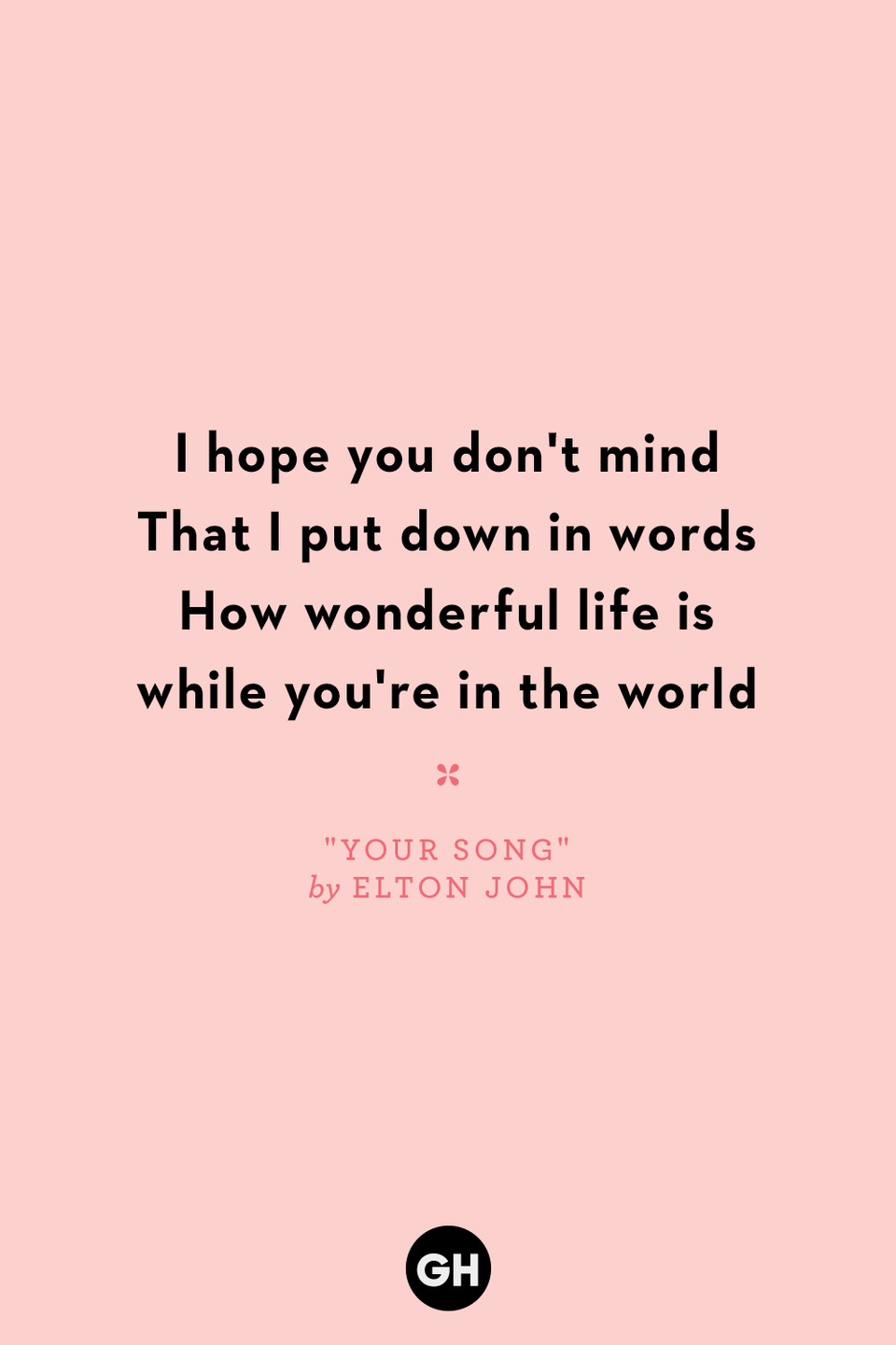 "Your Song" by Elton John