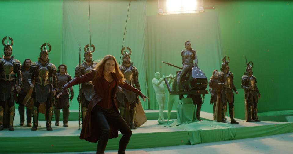 avengers endgame scarlett witch valkyrie no vfx