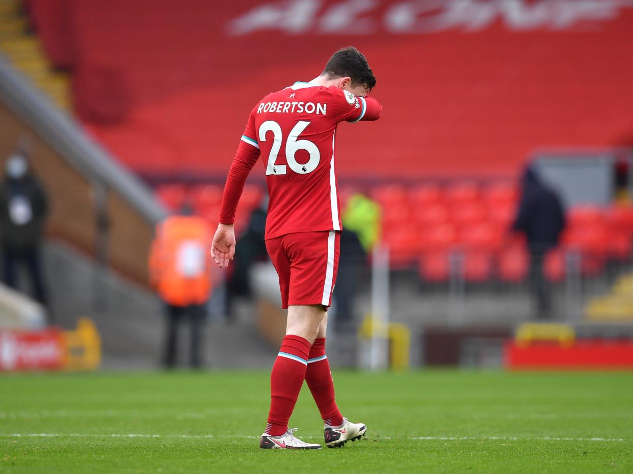 Liverpool defender Andrew Robertson (Getty Images)